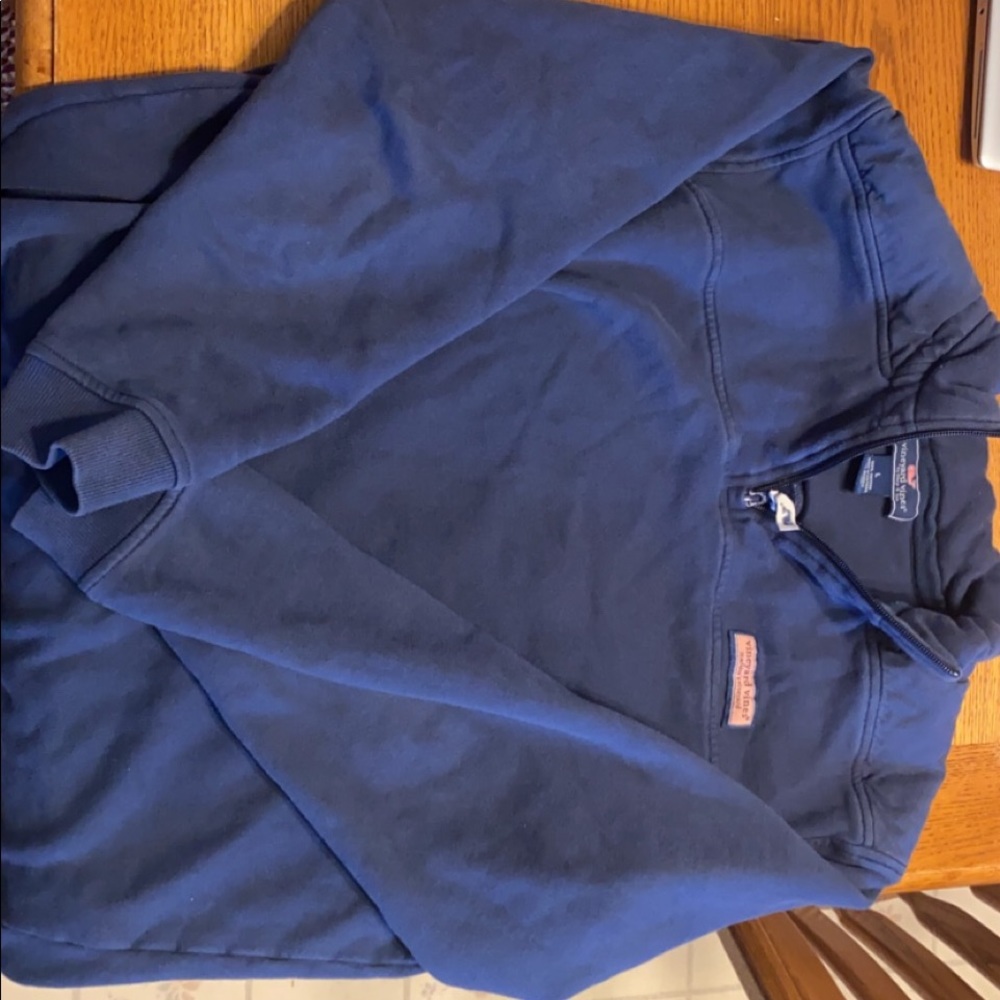 navy blue vineyard vines fleece